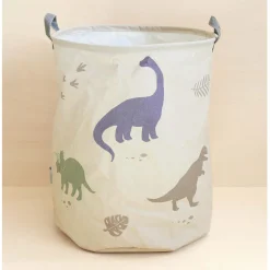 A Little Lovely Company opbergmand dinosaures wit