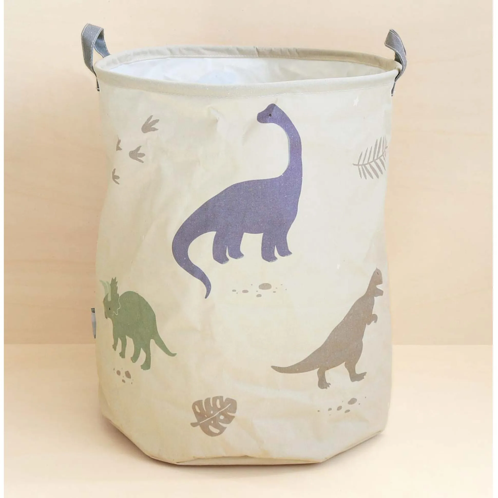 A Little Lovely Company opbergmand dinosaures wit