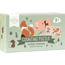 A Little Lovely Company Telpuzzel Bosvriendjes Green