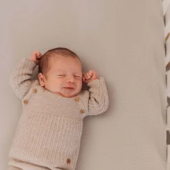 Aerosleep hoeslaken ledikant Stonegrey