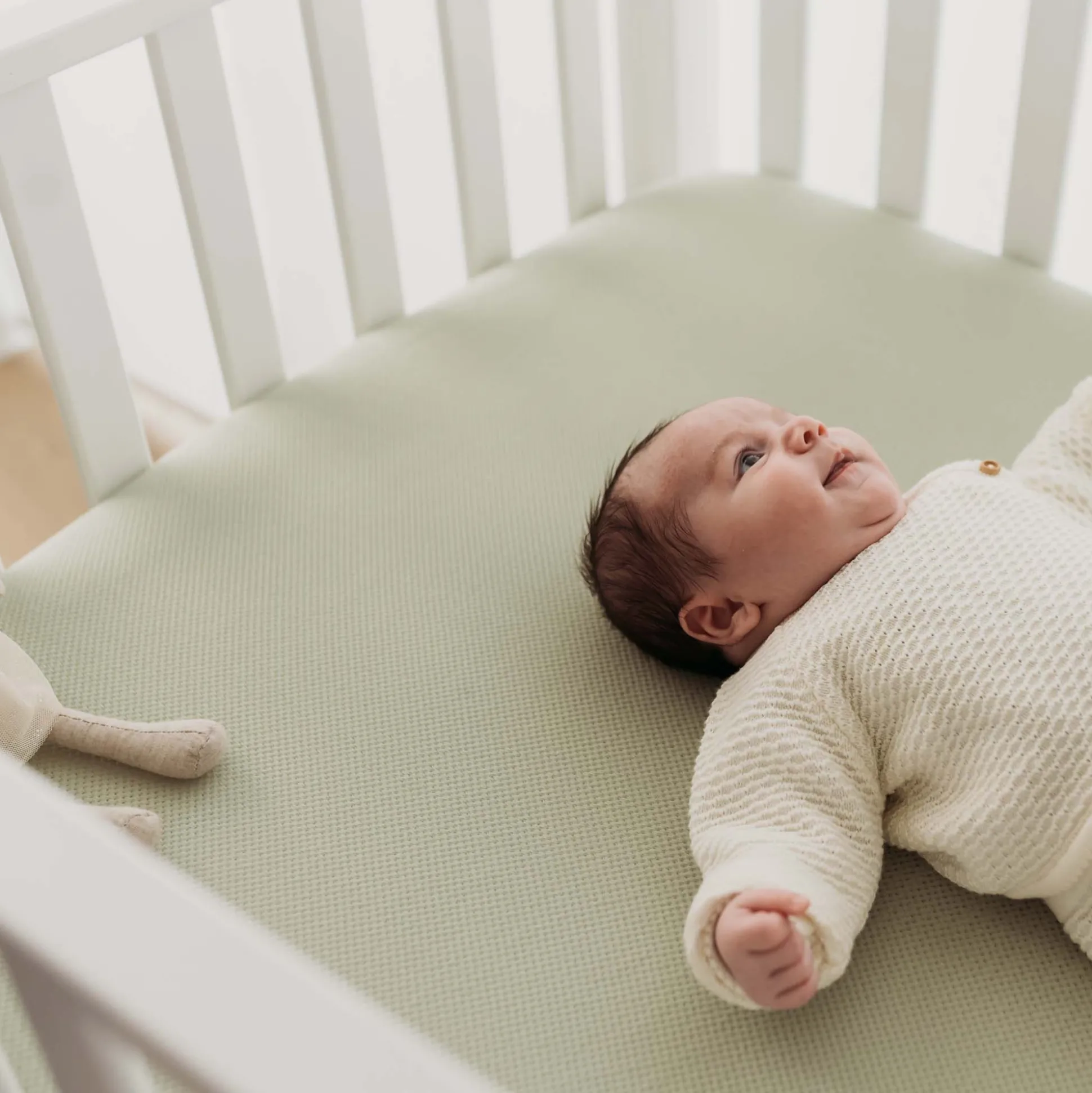 Aerosleep hoeslaken ledikant Olivegreen