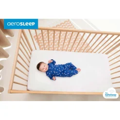 Aerosleep hoeslaken 70x140cm White