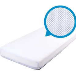 Aerosleep premium hoeslaken 60x120 White