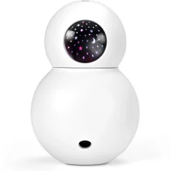 Alecto luchtbevochtiger + projector BC21 wit