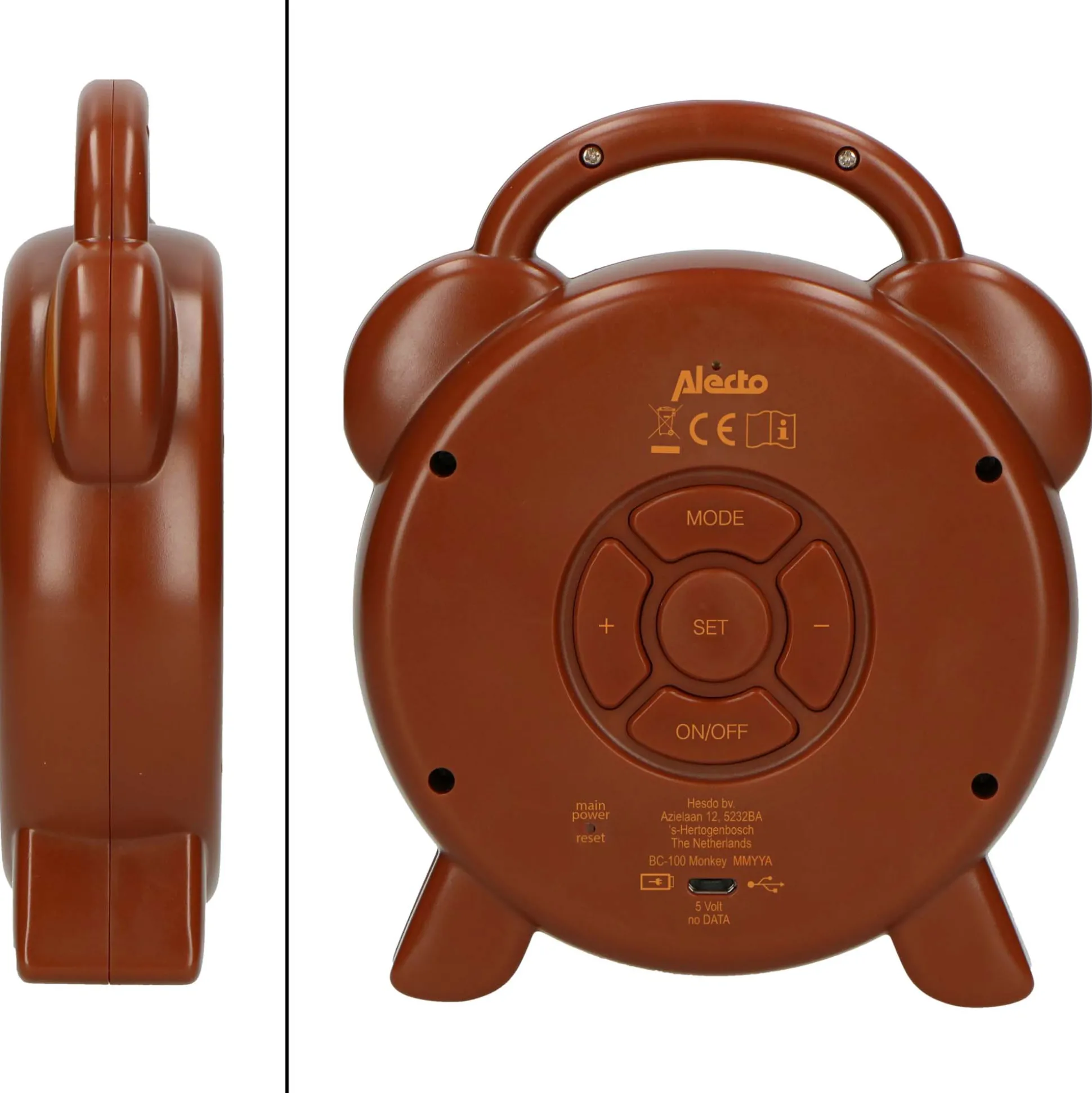 Alecto slaaptrainer Aap bruin