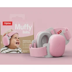 Alpine Muffy baby gehoorbeschermers roze