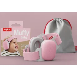 Alpine Muffy baby gehoorbeschermers roze