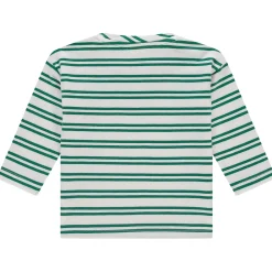 Babyface baby t-shirt lange mouwen strepen groen