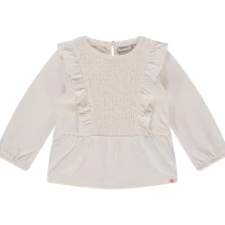 Babyface blouse lange mouwen effen wit