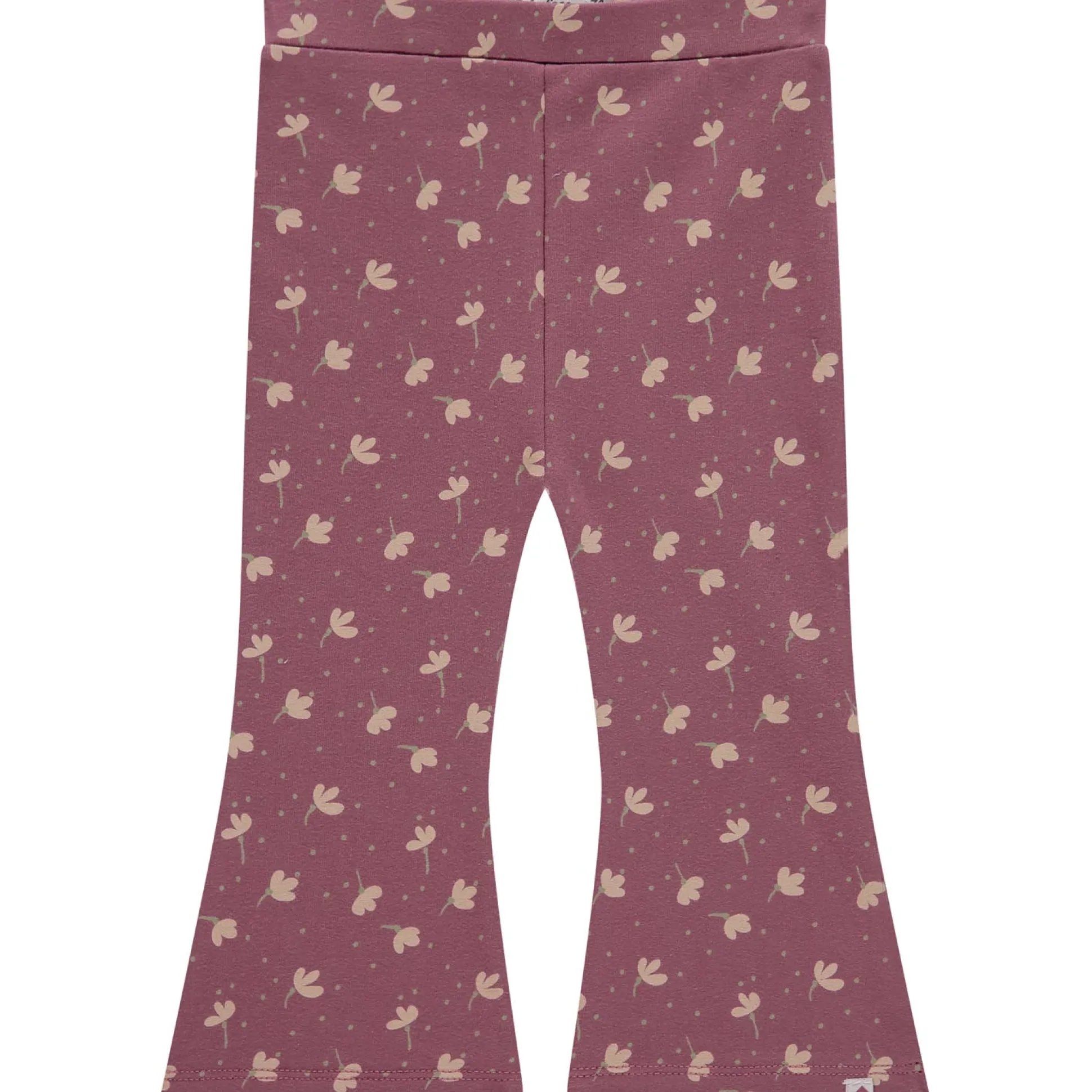 Babyface broek bloemen paars