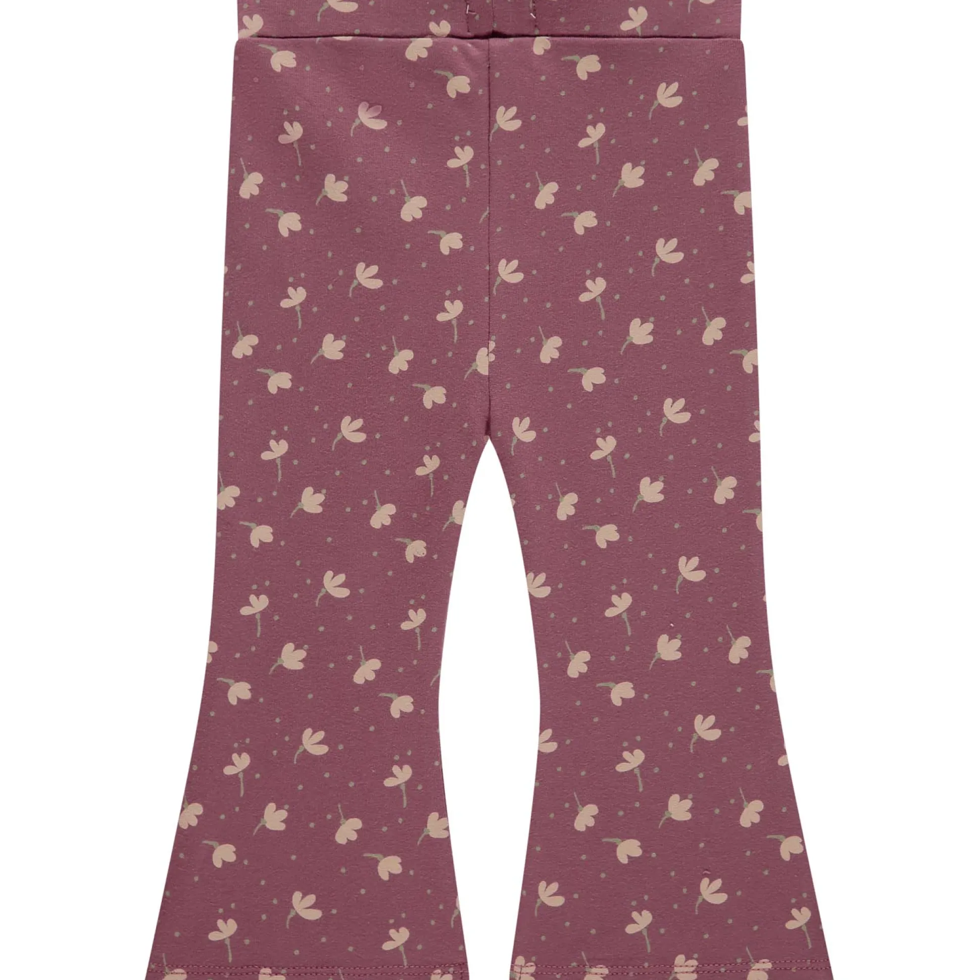 Babyface broek bloemen paars
