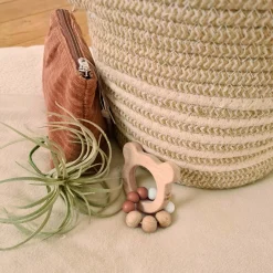 BamBam houten bijtring beer naturel