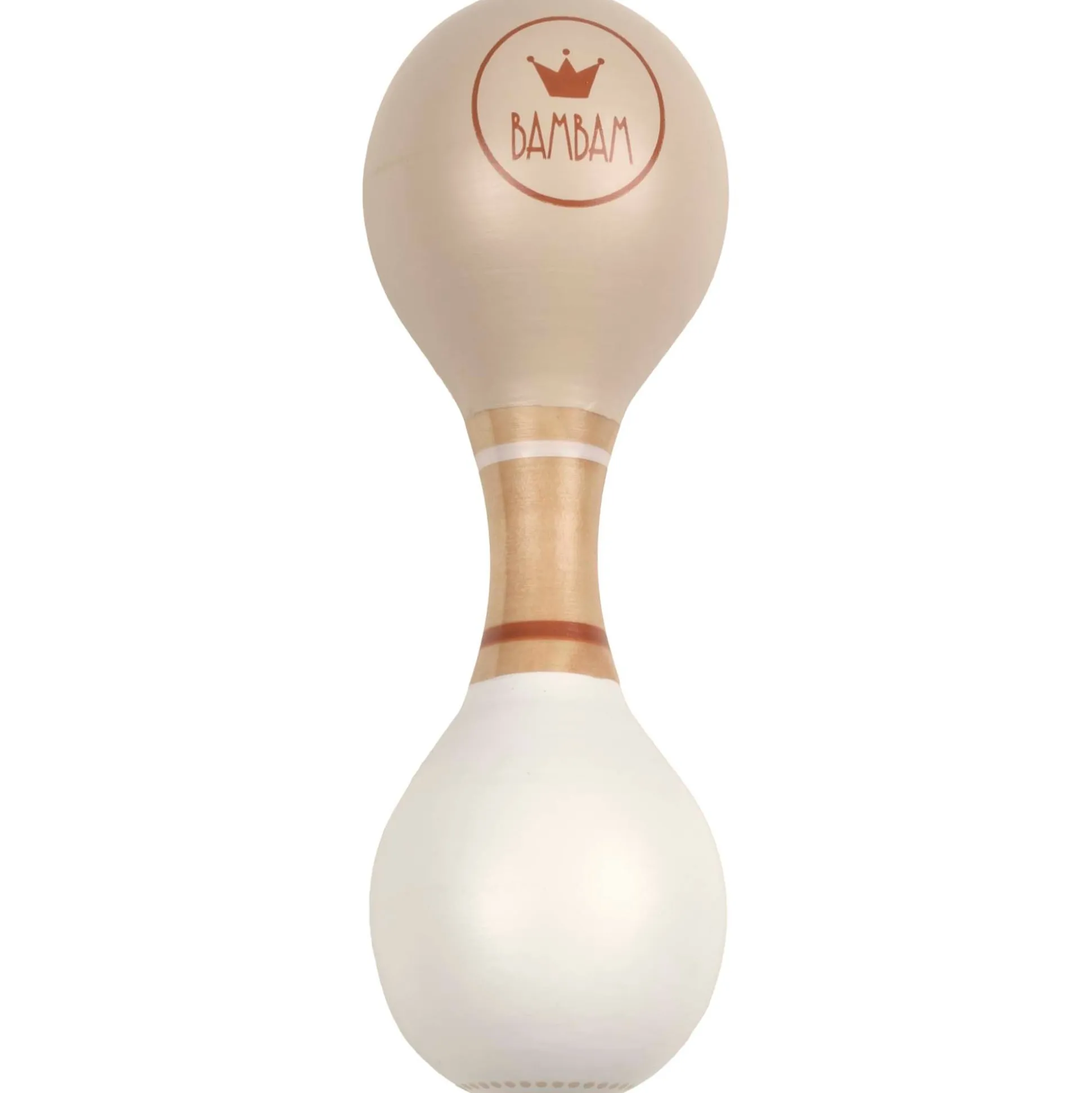 BamBam sambabal / houten rammelaar Taupebrown