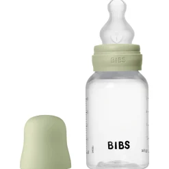 Bibs babyfles met siliconen speen - slow flow 150ml transparant