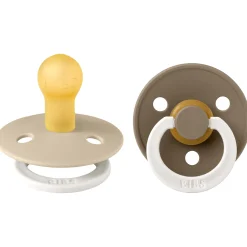 Bibs fopspeen size 1 - Glow in the dark Vanilla Night/ Dark Oak Night