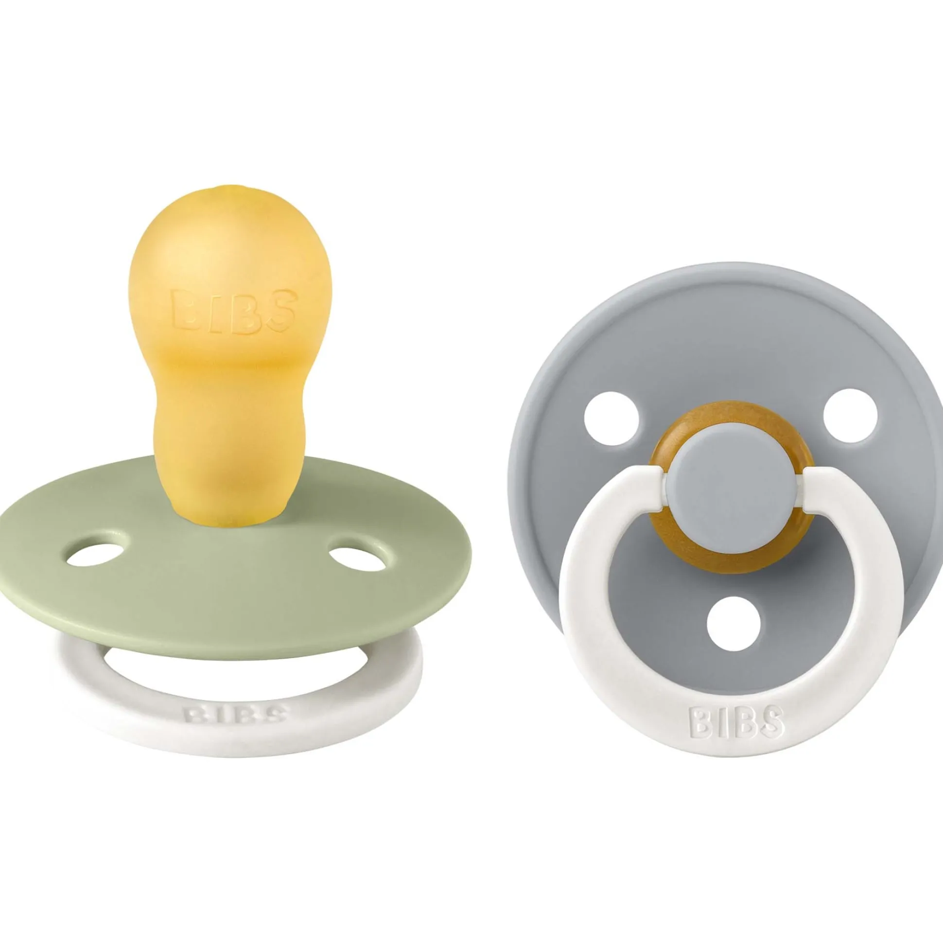 Bibs fopspeen size 3 - Glow in the dark Sage Night / Cloud Night