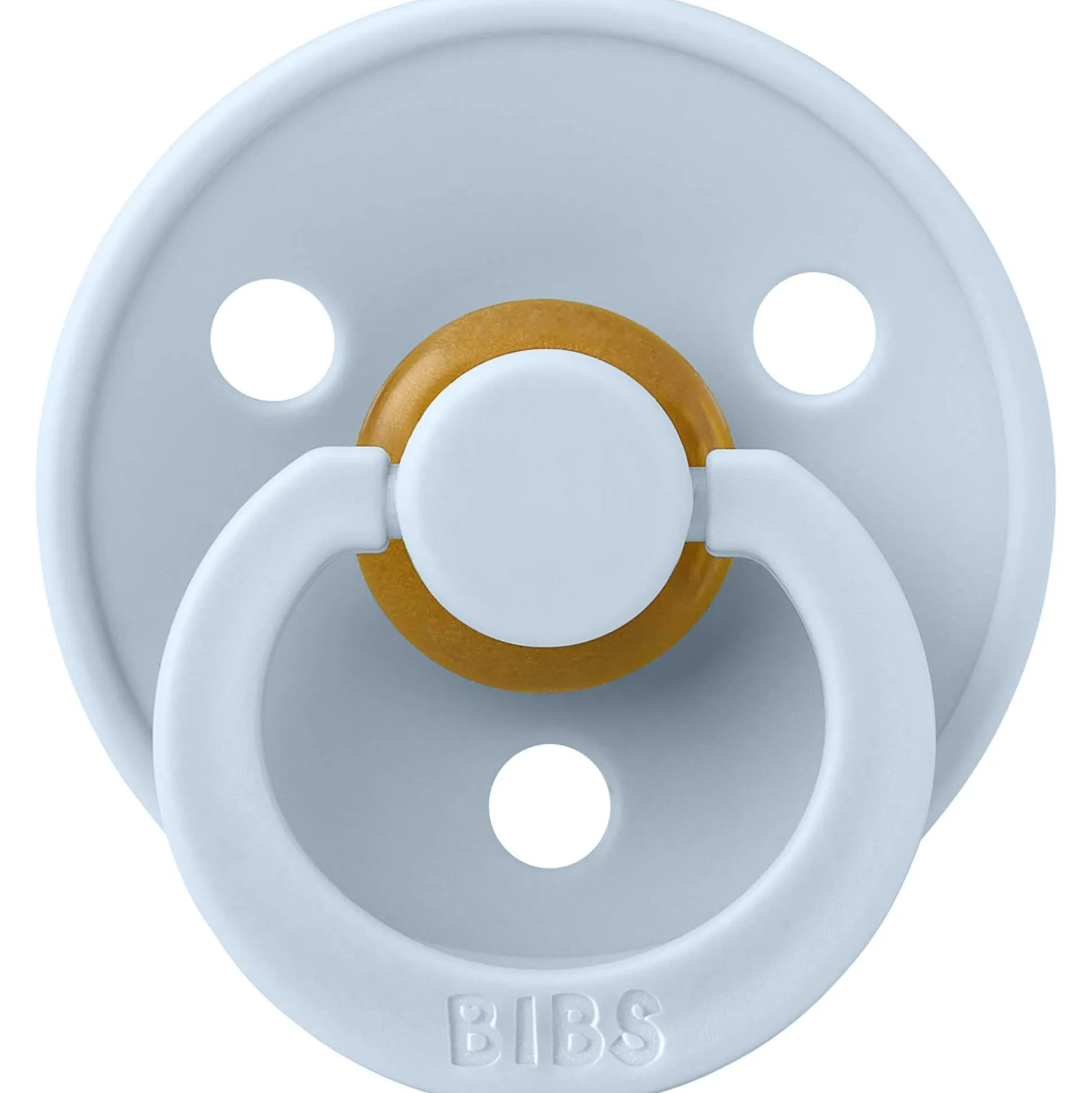 Bibs fopspeen Size 2 Irone/ Baby Blue