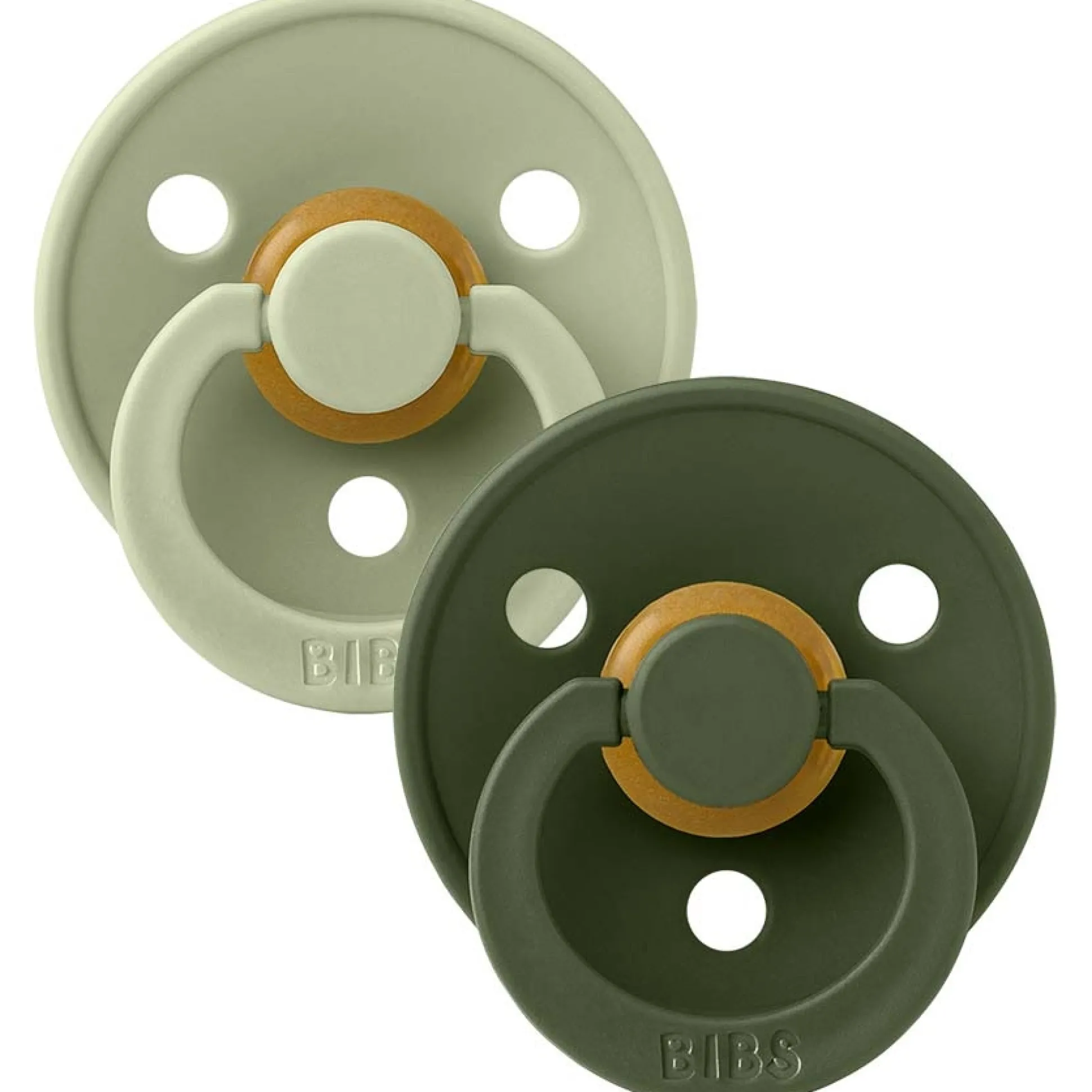 Bibs fopspeen Size 2 Sage/ Hunter Green