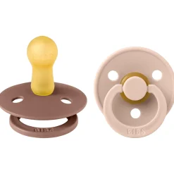 Bibs fopspeen Size 3 Woodchuck/ Blush