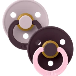 Bibs fopspeen Studio Round size 2 - 2 stuks Purple