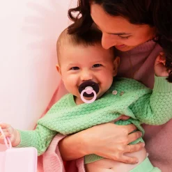 Bibs fopspeen Studio Round size 2 - 2 stuks Purple