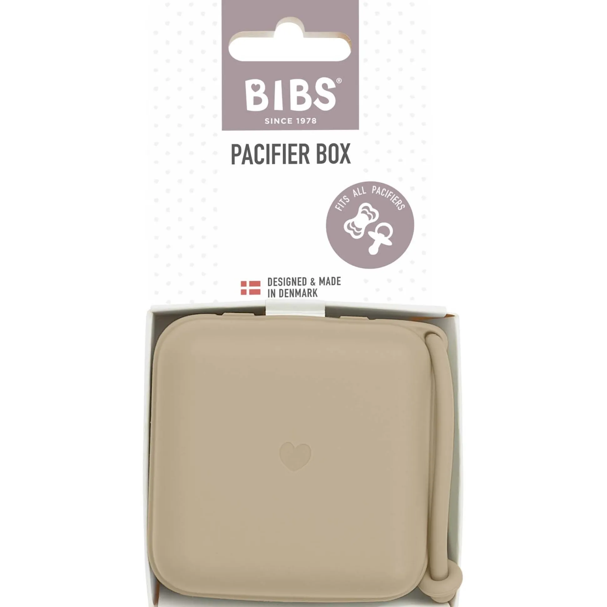 Bibs fopspeendoosje geel