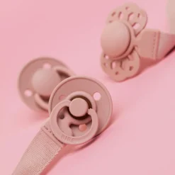 Bibs speenkoord Loop roze