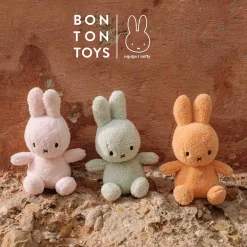 Bon Ton Toys Nijntje knuffel terry 23cm Mineral Grey