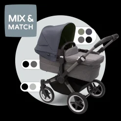 Bugaboo Donkey5 Mono compleet Graphite Grey Melange