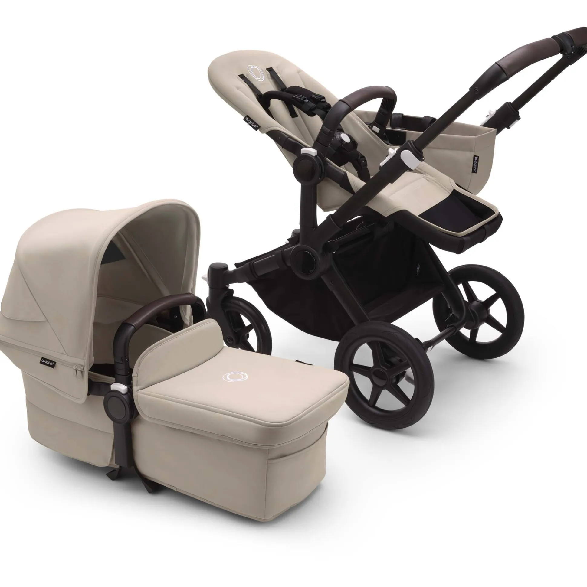 Bugaboo Donkey5 Mono compleet Black Desert Taupe