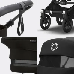 Bugaboo Donkey5 Mono compleet Black Midnight Black