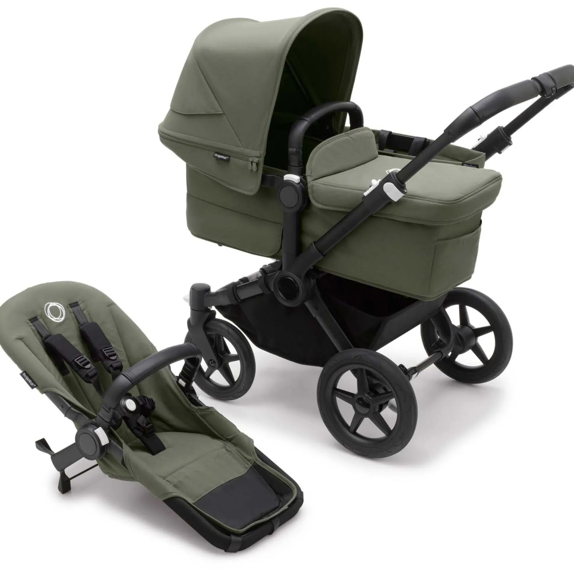 Bugaboo Donkey5 Mono compleet Black Forest Green
