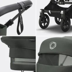 Bugaboo Donkey5 Mono compleet Black Forest Green