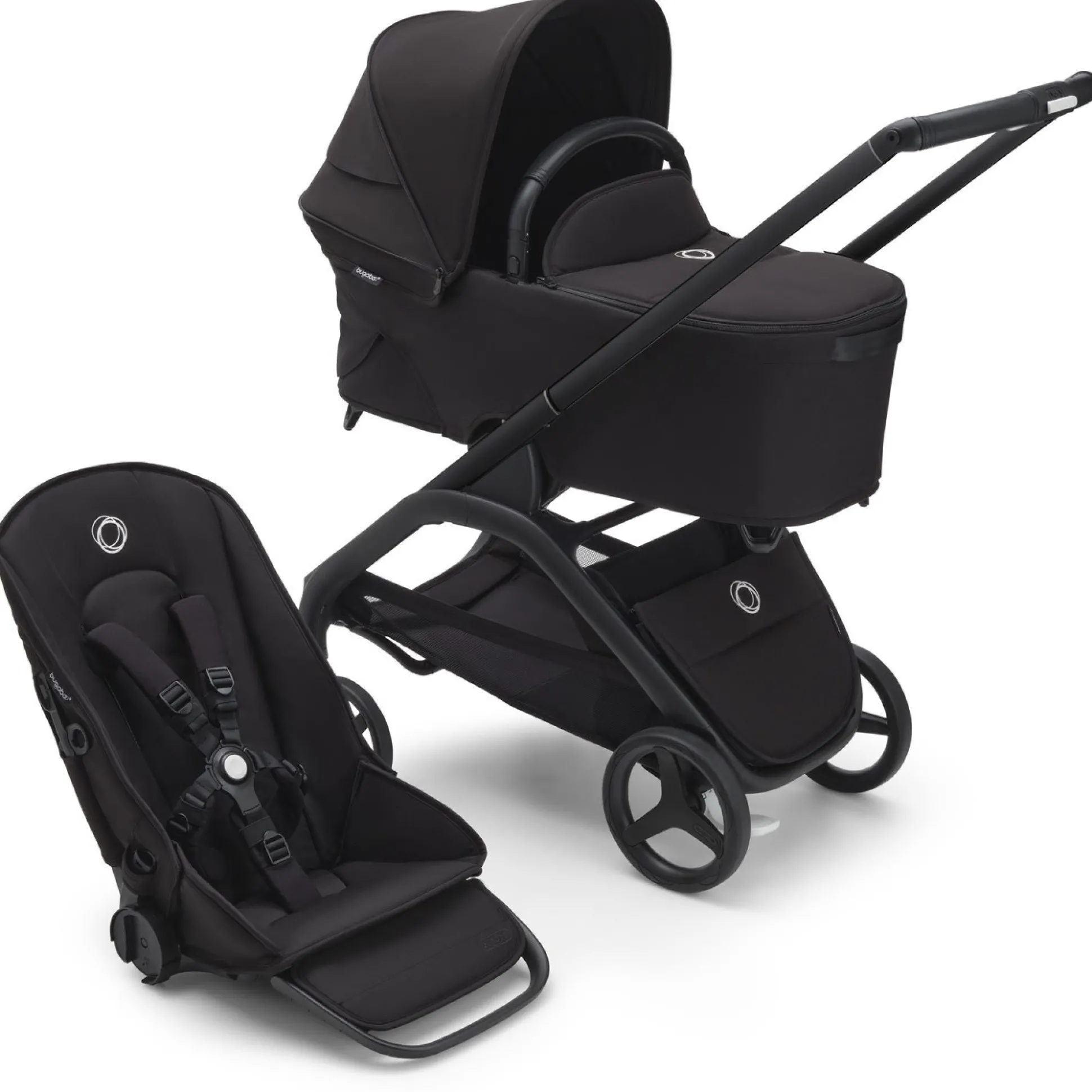 Bugaboo Dragonfly compleet Midnight Black Midnight Black