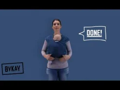 ByKay Stretchy Wrap Deluxe draagdoek Minty Grey