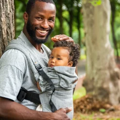 ByKay x Prénatal Click Deluxe linnen draagzak Grey Melee