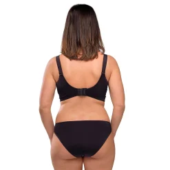 Carriwell meegroei- en voedingsbh gelbeugel voorgevormd zwart