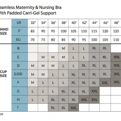 Carriwell meegroei- en voedingsbh gelbeugel voorgevormd zwart
