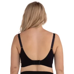 Carriwell meegroei- en voedingsbh naadloos   zwart