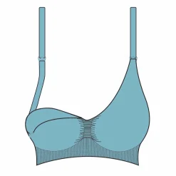 Carriwell meegroei- en voedingsbh naadloos   zwart