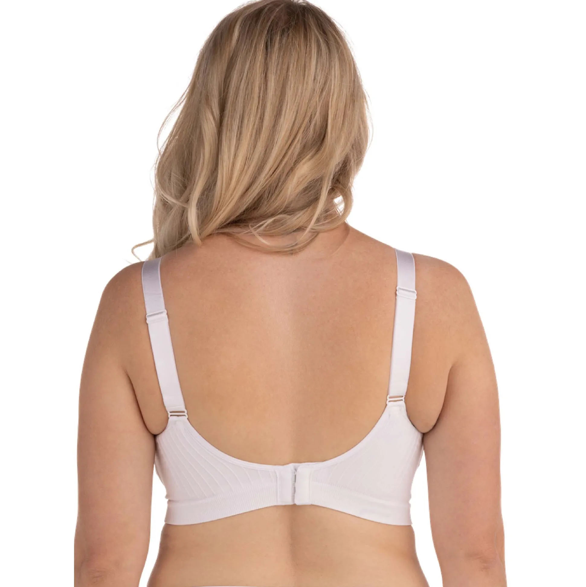 Carriwell meegroei- en voedingsbh gelbeugel effen wit