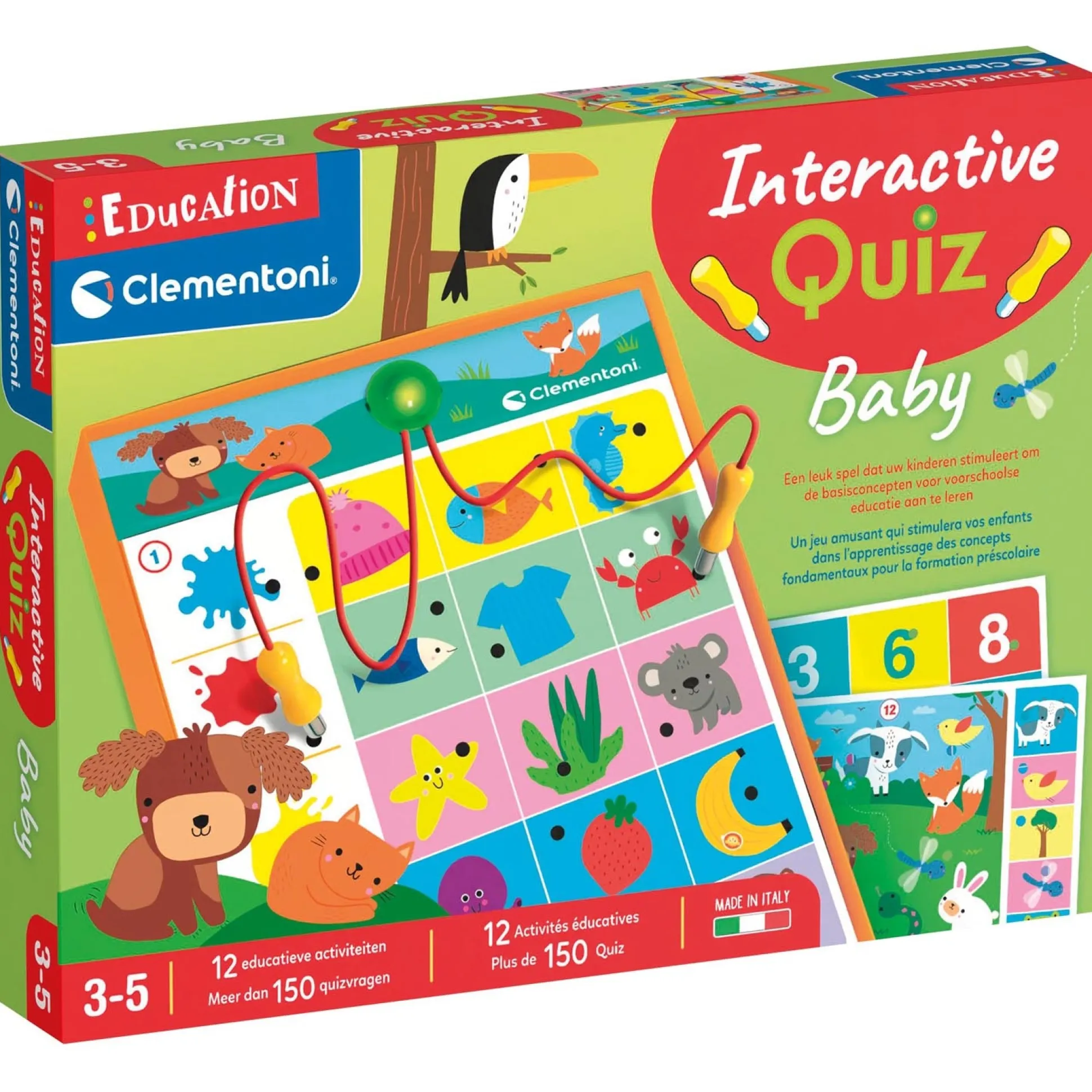 Clementoni Education interactive quiz pre school Multi