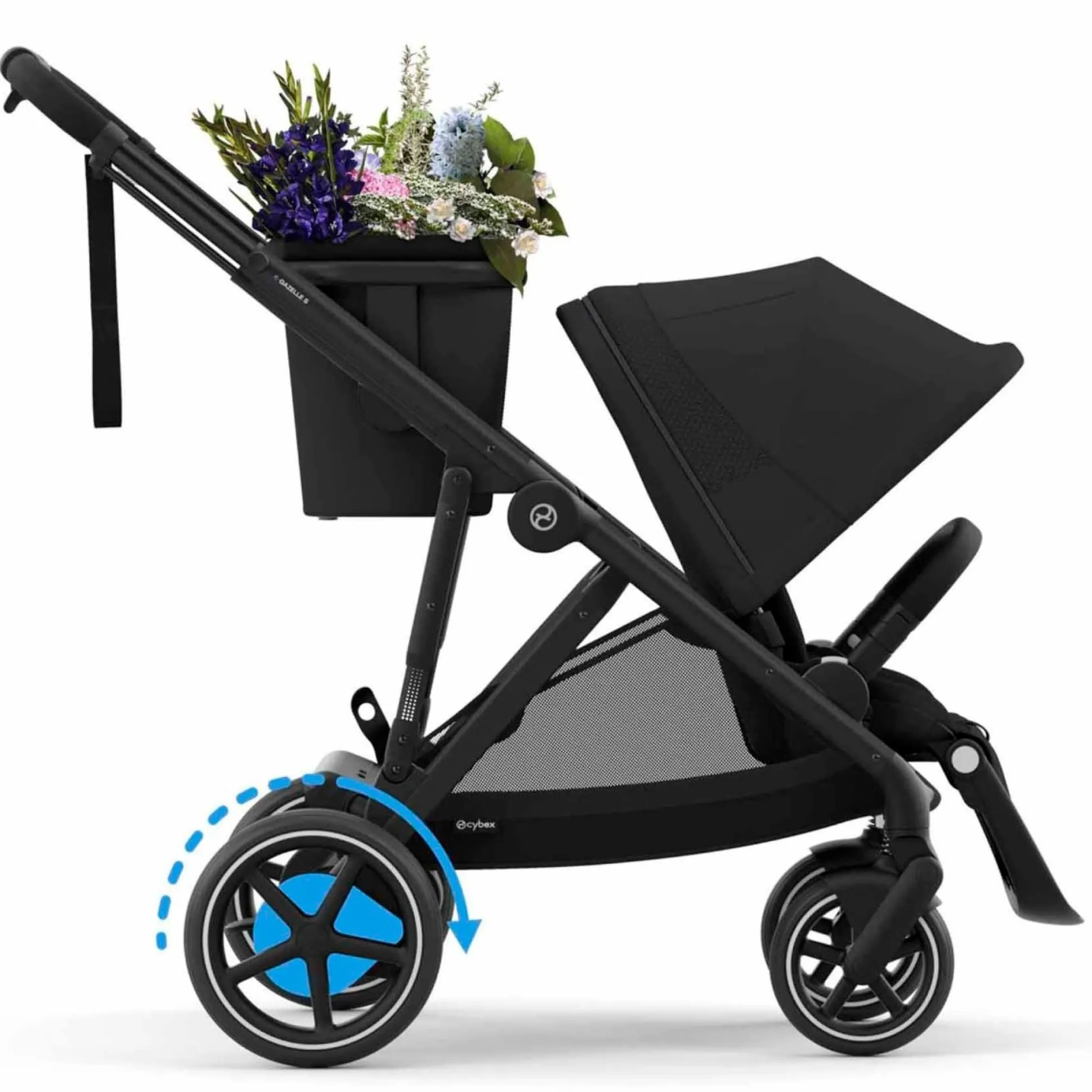 Cybex E-Gazelle S compleet Moon Black