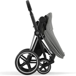 Cybex Priam4 compleet Chrome met zwarte handvatten Mirage Grey
