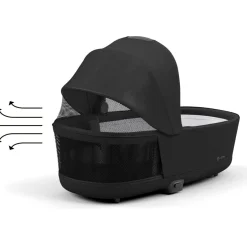 Cybex Priam4 Lux reiswieg Sepia Black