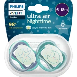 De Philips Avent Ultra Air Night 6-18mnd 2-pack Multi