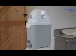 DiaperChamp ONE handsfree luieremmer grijs