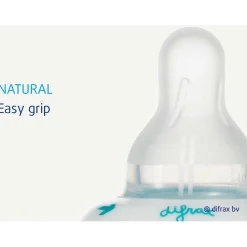 Difrax 1-2-3 doseerspeen Natural - 2 stuks transparant