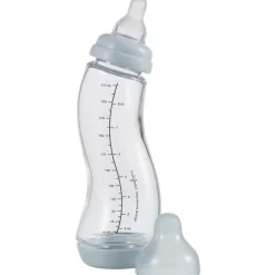 Difrax Anti-Colic S-babyfles glas blauw