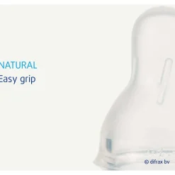 Difrax flessenspeen Natural Large - 2 stuks transparant